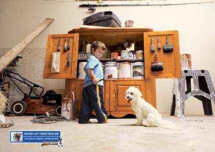 Energizer Lithium Batteries : Paint