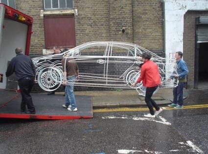 Toyota Corolla : Wireframe Sculpture