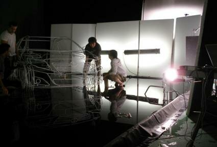 Toyota Corolla : Wireframe Sculpture