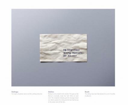 Diving Instructor : Wet Business Card