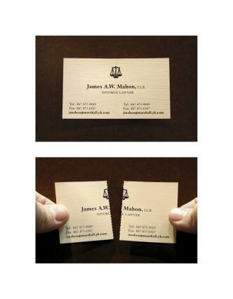 Divorce Lawyer : Business Card