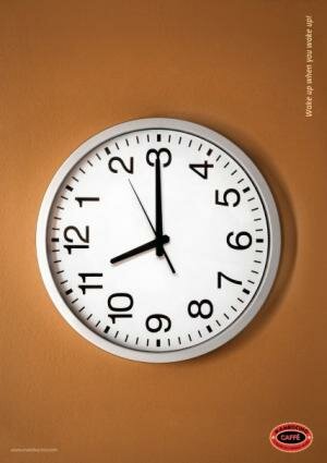 Mambocino Caffe : Clock