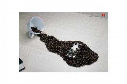 Huawei Waterproof Mobile : Coffee