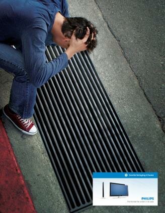 Philips Flat Screen : Careful