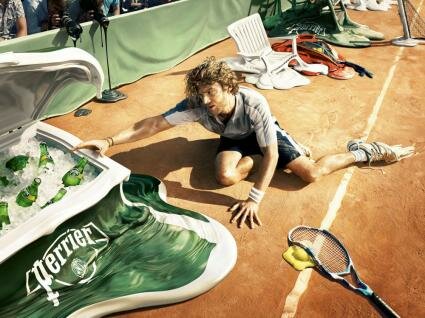 Perrier Bottled Water : Melting Heat