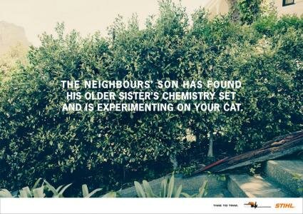 Stihl : Babies, Car, Chemistry