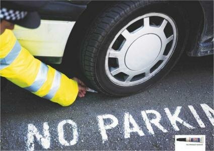 Adhesive : No Parking